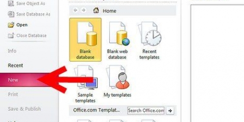 Arbeta med microsoft access