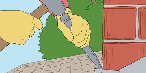 Placera blinkande runt en skorsten