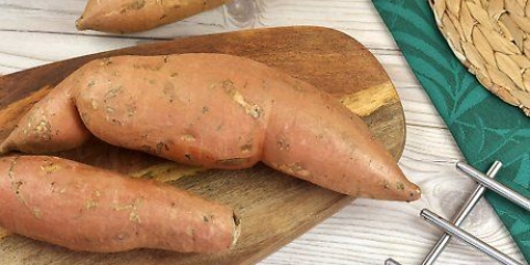 Stekt sötpotatis