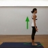 Utför yoga warrior pose