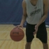 Dribblingar med en basketboll