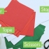 Gör en 3d-snöflinga av papper