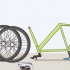 Måla en cykel