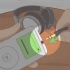 Bär ett headset