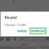 Öppna en psd-fil på en android