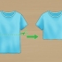 Klipp en t-shirt söt