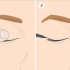 Applicera eyeliner på överhängande ögonlock: enkla sminktips