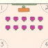 Spelar four corners-spelet