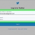 Logga in på twitter
