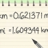 Konvertera kilometer till miles
