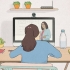 Studerar till en onlinekurs
