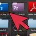 Konvertera text till en disposition i photoshop
