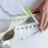 Rengöring white converses